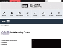 Tablet Screenshot of alc.bismarckschools.org